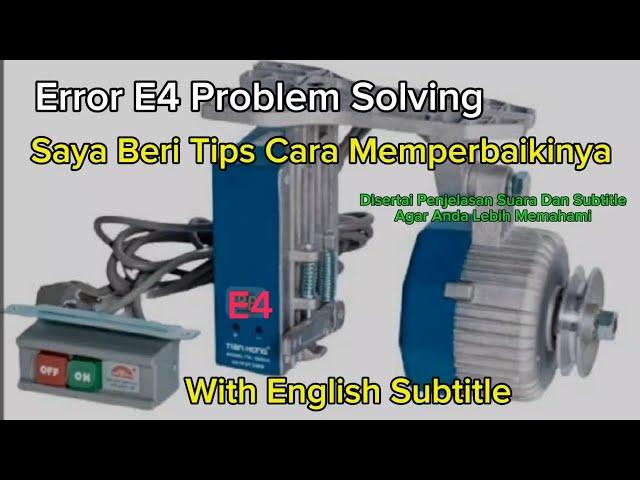 Solusi Motor Servo Error E4 #servo #e4