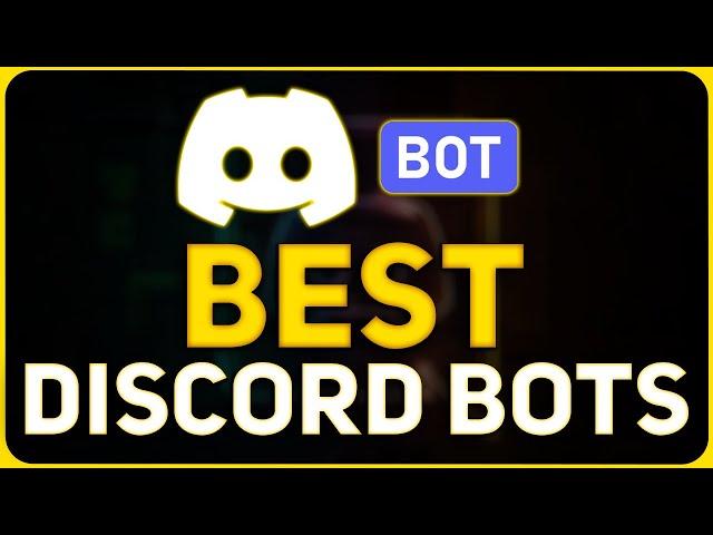 Top 5 BEST Discord Utility Bots!