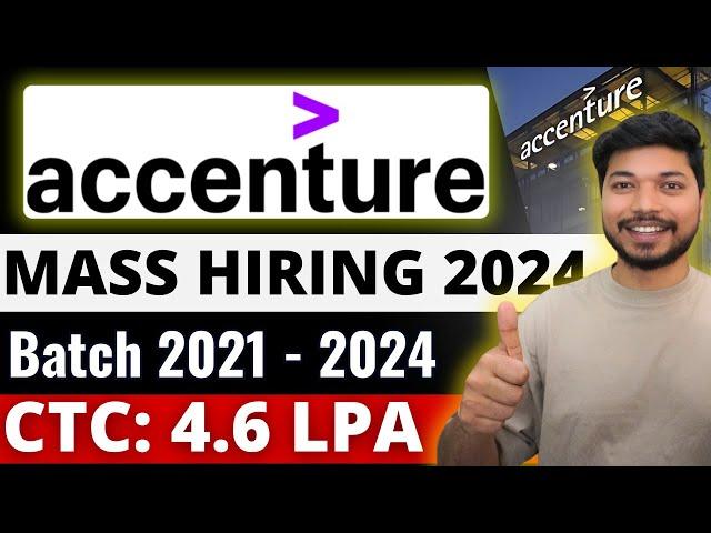 Accenture Off Campus Hiring 2024 Fresher | Accenture hiring | Apply online | Job4freshers