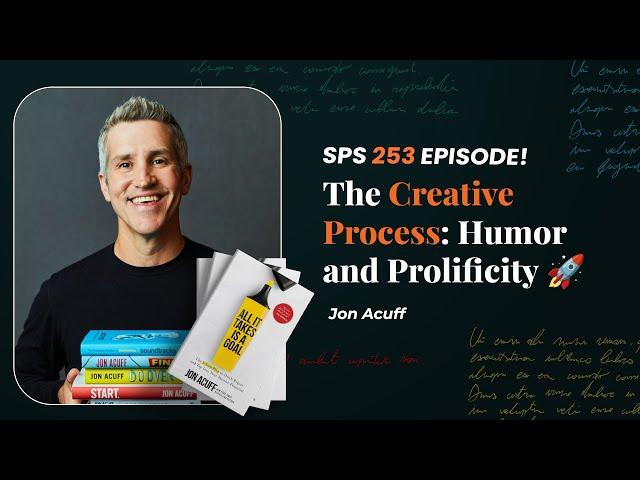 How to Be a Prolific & Profitable Writer/Creator   Secrets from Bestselling Author Jon Acuff