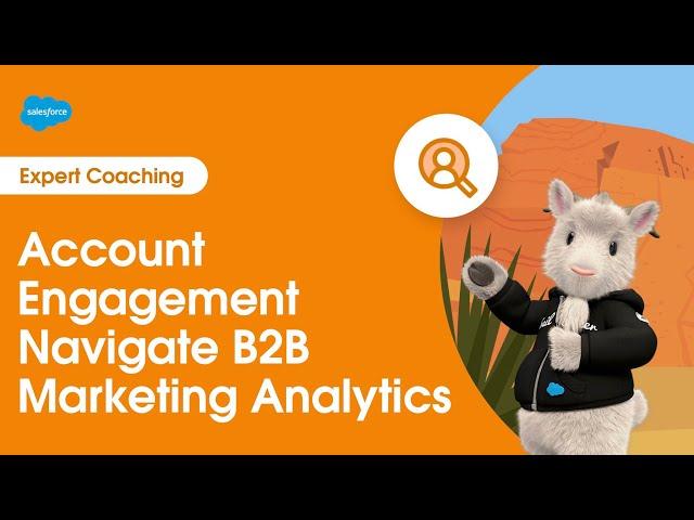 Marketing Cloud Account Engagement: Navigate B2B Marketing Analytics | Expert Coaching