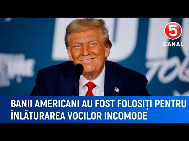 Banii americani au fost folosiți pentru înlăturarea vocilor incomode