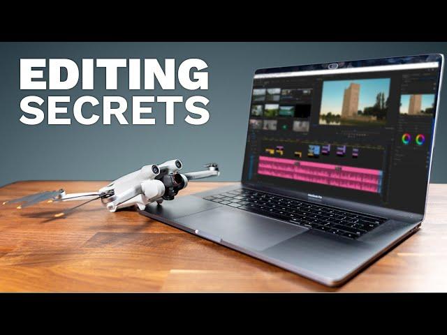 Editing DJI MINI 3 pro Footage IS EASY with these tips (Works with other drones too)