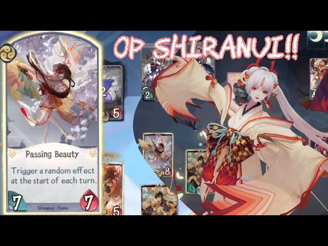 [ZAMA DE ZAMA] Onmyoji The Card Game : Shiranui SSR card T II R I ss9