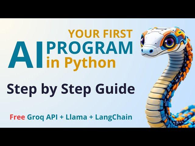 Your First AI Program - Step By Step Guide