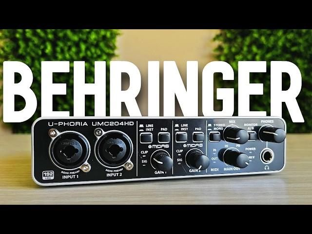 The Best Audio Interface Under $100? Behringer U-Phoria UMC204HD