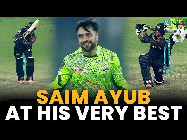 Saim Ayub At His Very Best | Lahore Qalandars vs Peshawar Zalmi | Match 15 | HBL PSL 8 | MI2A