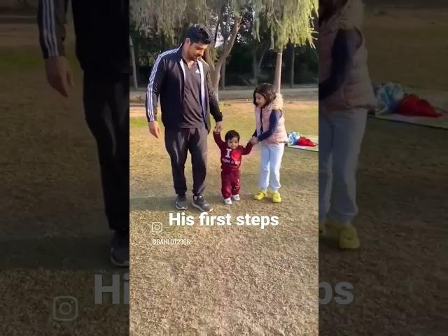 His first steps #shorts #short #kids #step #funny