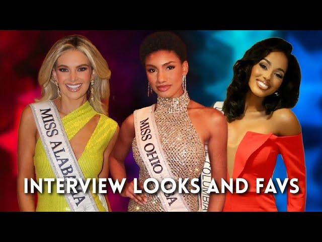 MISS USA 2024 Best Interview looks + Front Runners