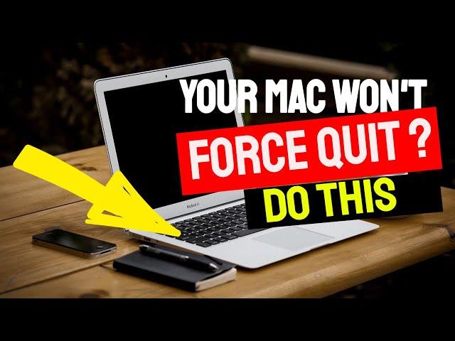 How do you stop an app that won't force quit on mac | How to Force Quit and Application on a Mac