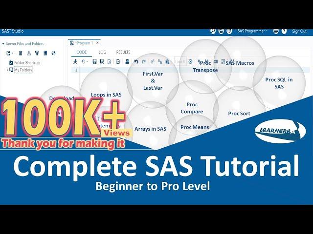 SAS Tutorial for Beginners to Pro Level | The Complete SAS Tutorial | How to Learn SAS Programming