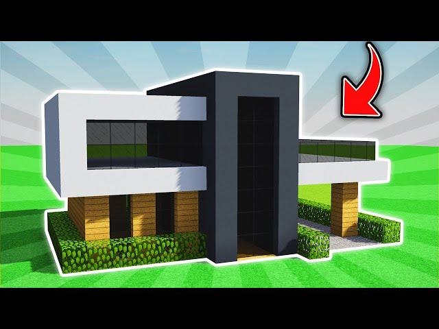  Como hacer una CASA MODERNA en Minecraft para Survival (FACIL)