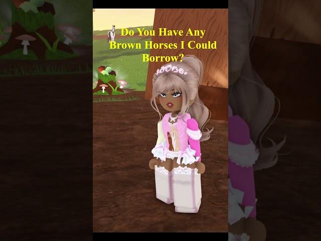 When Someone Asks If I have Brown Horses! #horseliferoblox #horselife #sonarstudios