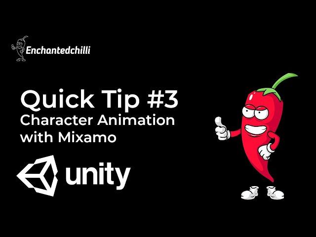 Unity Quick Tips #3 3D Character Animation with Mixamo and Unity