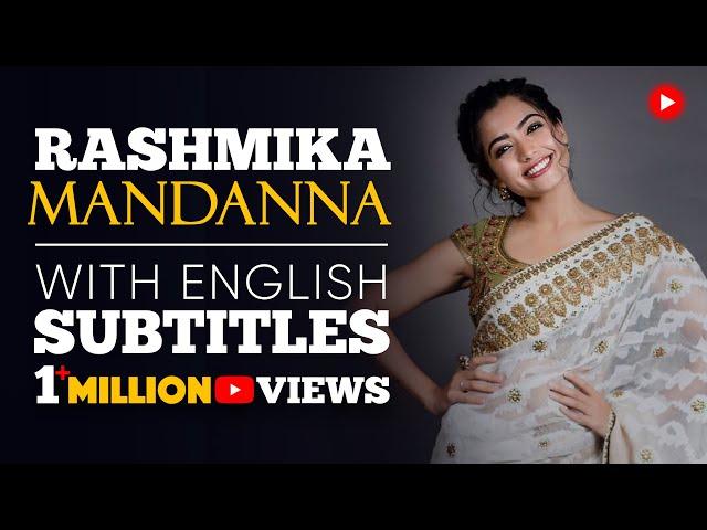 ENGLISH SPEECH | RASHMIKA MANDANNA: Dream BIG! (English Subtitles)