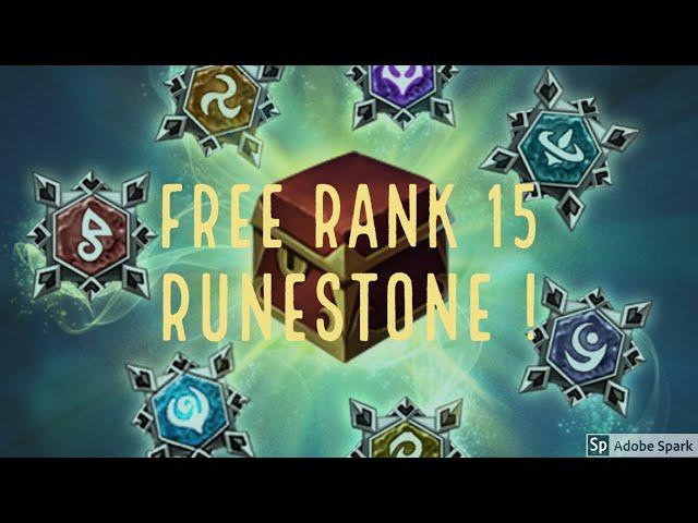 Neverwinter News Free Rank 15 Runestone and More !