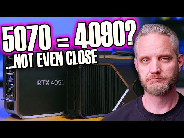 This isn't going to age well... RTX 5070 FE Review...