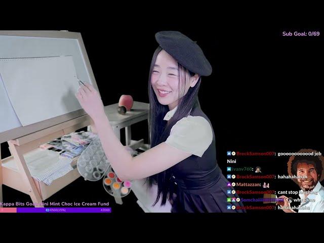 [Stream VOD]  niniRoss making a masterpeece  No Nini November  The Pepega of Seoul |️uWu️|