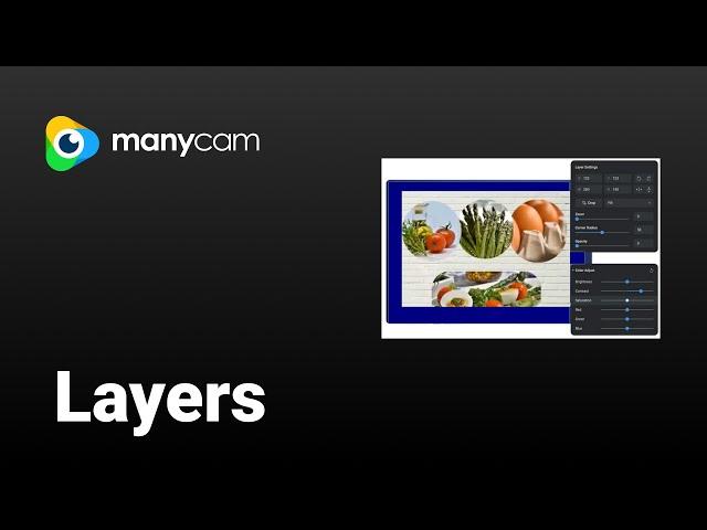 How to add multiple layers and get picture-in-picture with ManyCam