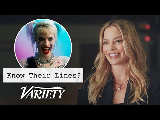 Does Margot Robbie Know Her Lines from Her Most Famous Movies?