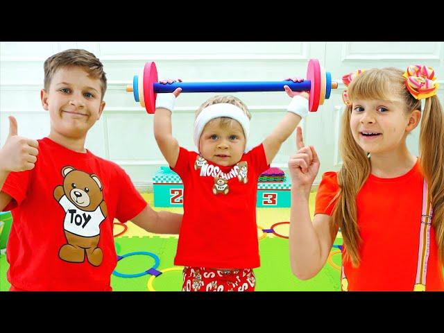 Diana and Roma show Oliver's Day and First Day of School