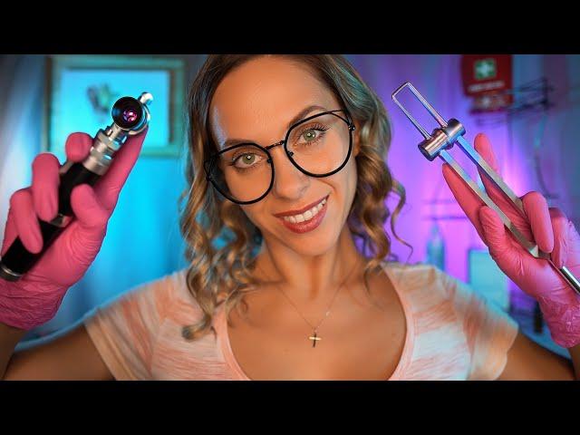 ASMR | Deep Ear to Ear Cleaning & Ear Wax Removal - Otoscope Ear Exam for SLEEP, ASMR Roleplay