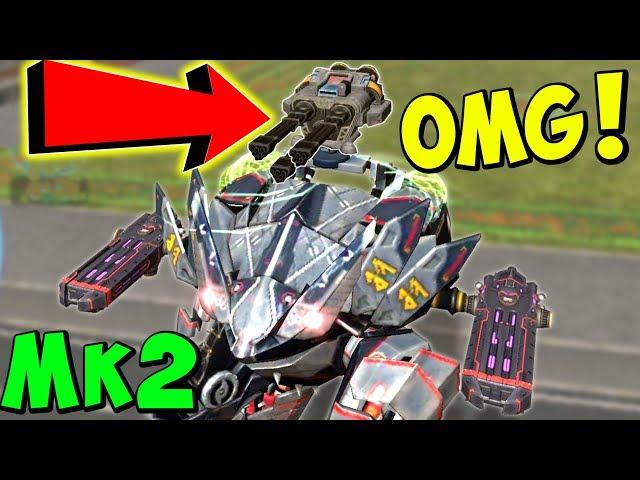 MAX AVENGER FENRIR IS AWESOME! War Robots Mk2 Gameplay WR