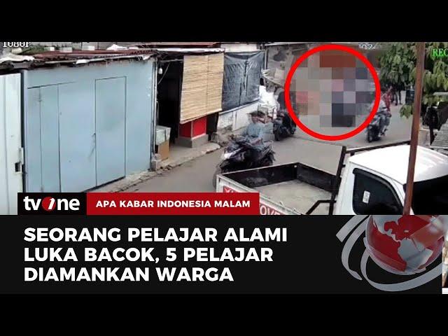 Detik-detik Pelajar Tawuran Saat Melintasi Permukiman Warga | AKIM tvOne