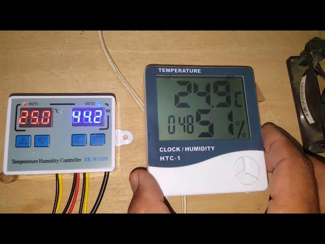 XK-W1099 Digital Thermostat Humidity Controller Setting and Wiring Connection