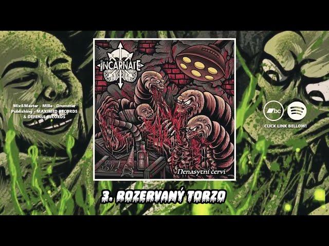 INCARNATE - NENASYTNÍ ČERVI (FULL EP VISUAL) [2024 Grindcore / Goregrind]