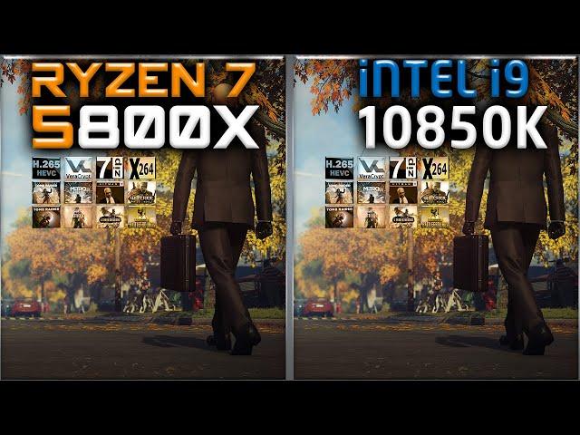 Ryzen 7 5800X vs Intel i9 10850K Benchmarks – 15 Tests 