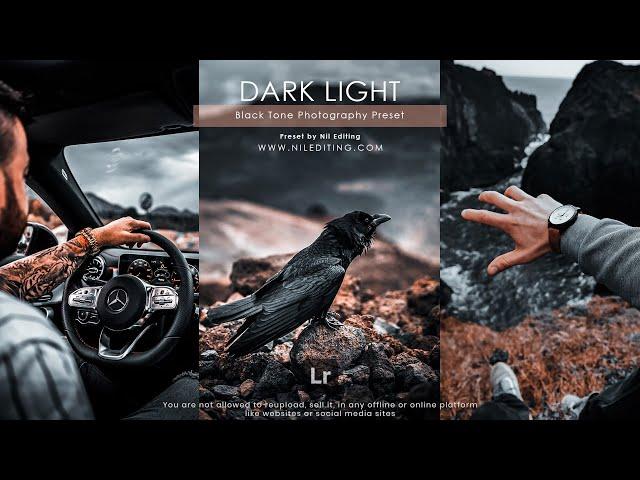 Special Dark Light photography preset editing | lightroom presets free download | DNG - XMP