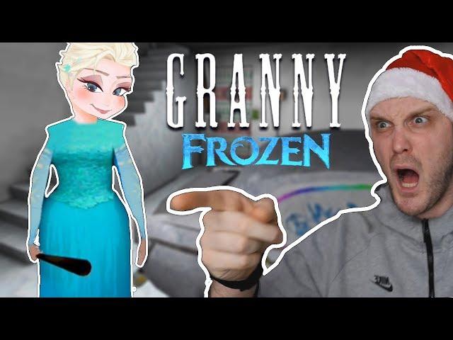 LUDA BABA JE POSTALA ELSA IZ FROZEN! Granny igrica