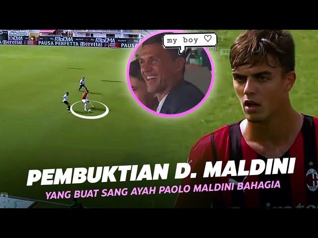 “Membuat Sang Ayah Bangga” Lihatlah Bagaimana Daniel Maldini Menciptakan Gol Debutnya UntuK AC MIlan