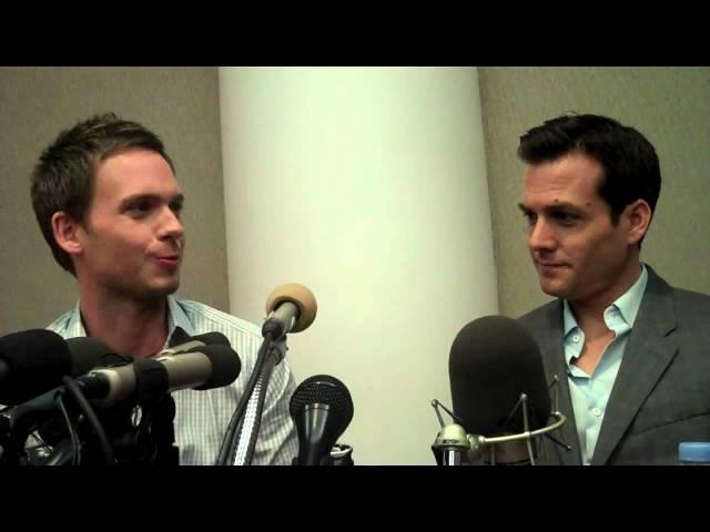 GABRIEL MACHT AND PATRICK J. ADAMS TALK ABOUT THEIR CHARTCTERS ON 'SUITS'.mp4