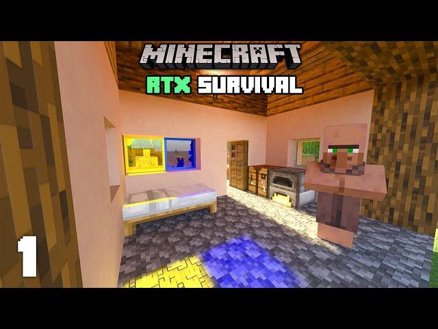 Minecraft: A New Beautiful World - RTX Survival | Ep 1