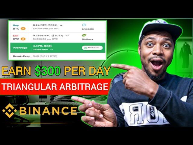 Triangular Arbitrage Bot || Earn $300 Per Day With Crypto Arbitrage