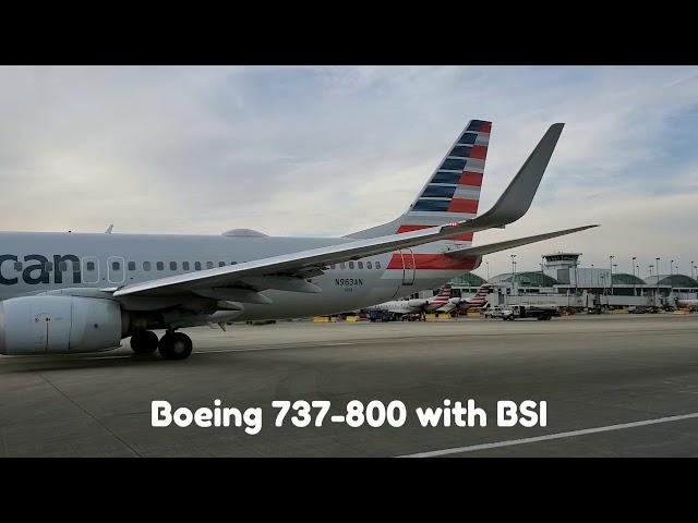 American Airlines Cabin Tour Boeing 737-800 with BSI