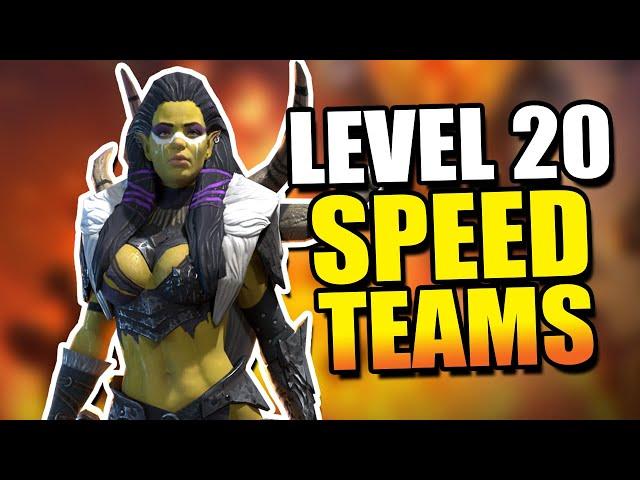 SPEED Teams for ALL Level 20 DUNGEONS! | Raid: Shadow Legends