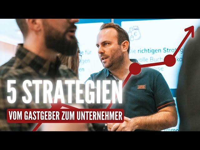 VORTRAG: Vom Gastgeber zum Unternehmer: 5 Schlüsselstrategien (SuperStay Live von Hendrik Kuhlmann)