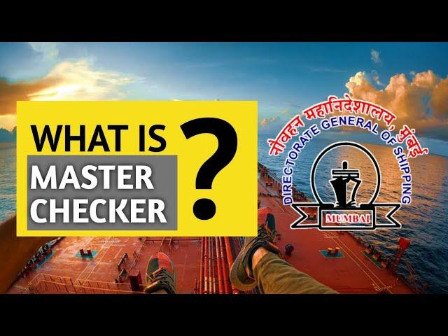 What Is MASTER CHECKER | DG Shipping