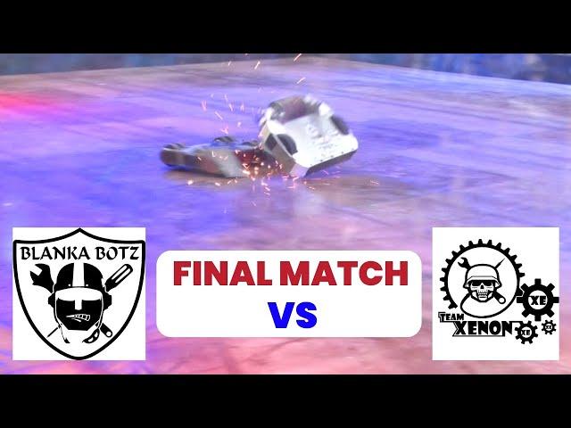 Final 60 Kg Bots Combat Highlights Team XENON Vs Team Blankabotz 2023 #technoxian #botscombat