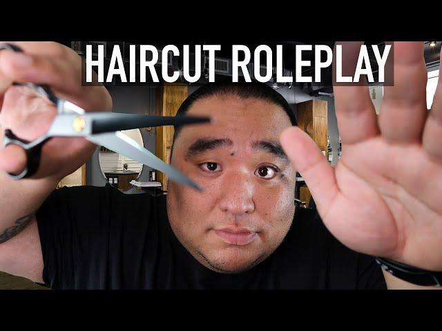 ASMR Haircut Roleplay ️ (Soft Spoken, Scissors, Spray Bottle)