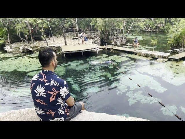 Cenote Azul & Tulum Town Mexico Trip | Day 2 | Abid Mehmood Vlogs