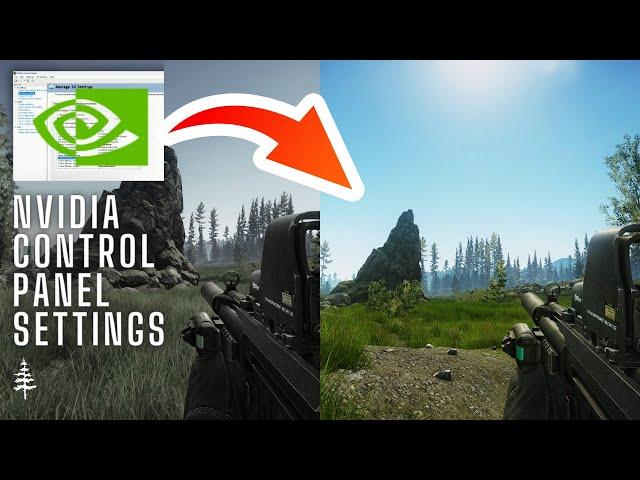 My Nvidia Control Panel Settings for Tarkov