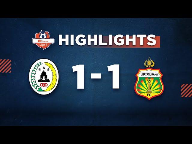 HIGHLIGHT Shopee Liga 1 : PSS Sleman Vs Bhayangkara FC