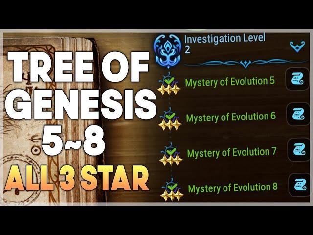 TREE OF GENESIS 5~8 (ALL 3STAR) - Epic Seven