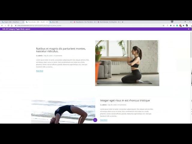 Divi Blog Extras Creating Category Archives (Beginners Guide 3)