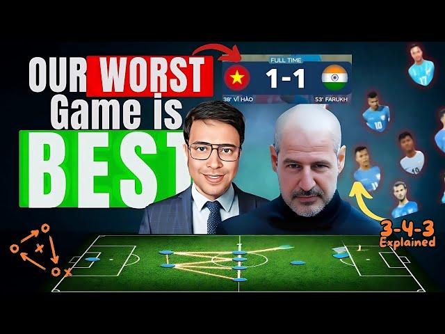  India 1-1 Vietnam Match Analysis: Can Manolo Improve Performance? Indian Football's FIFA Ranking