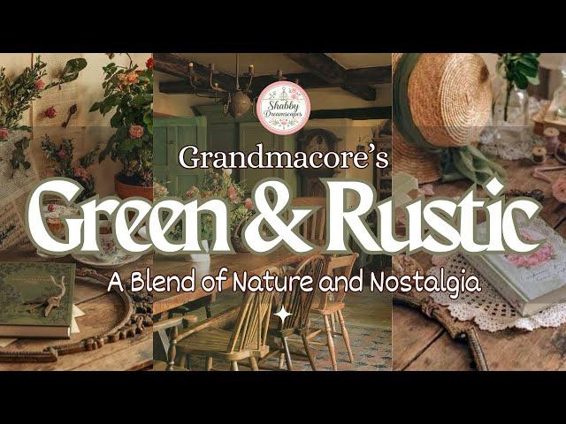  Grandmacore in Green: Rustic Decor That Feels Like Home| Grandmacore Decor